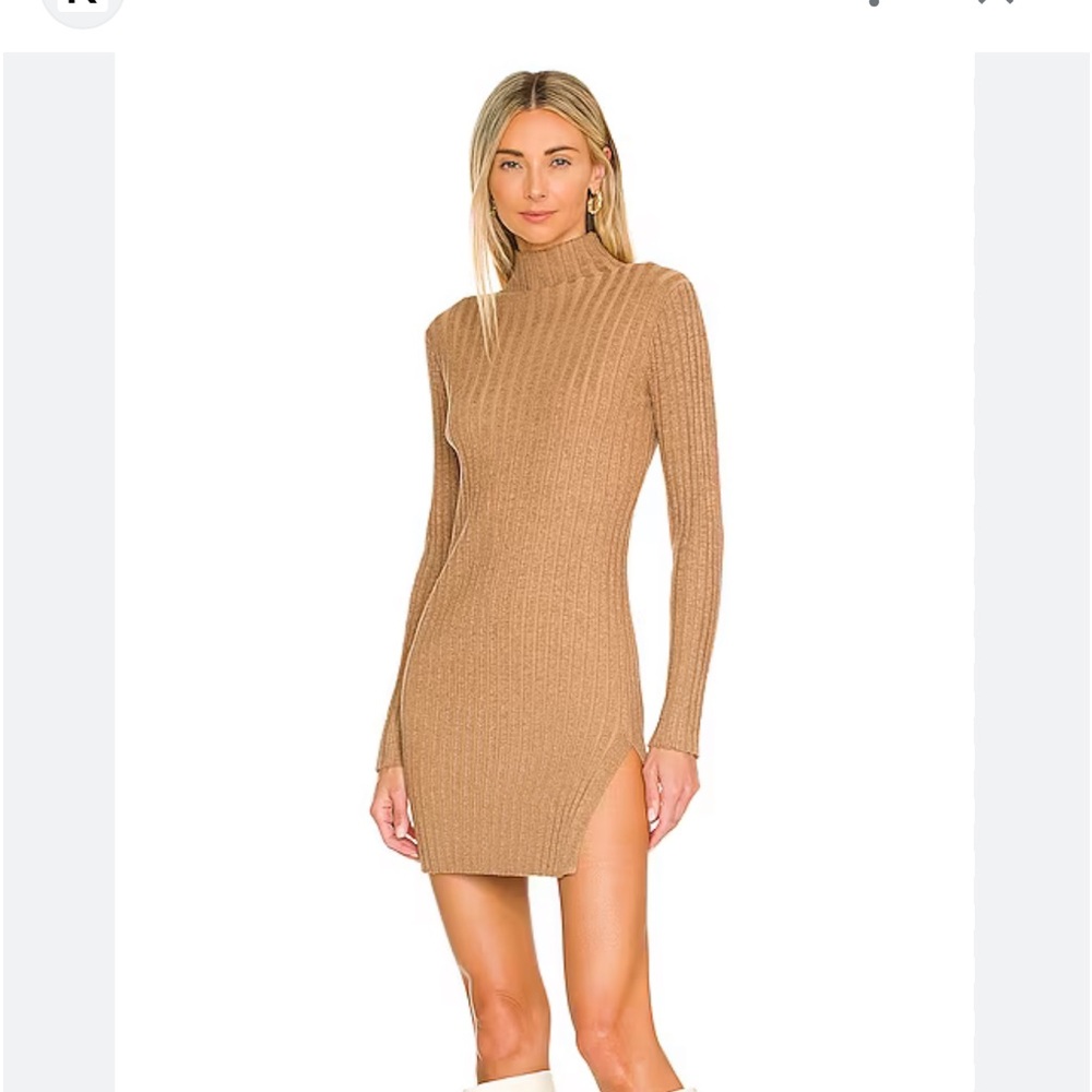 NWT SNDYS BLINDED RIBBED DRESS